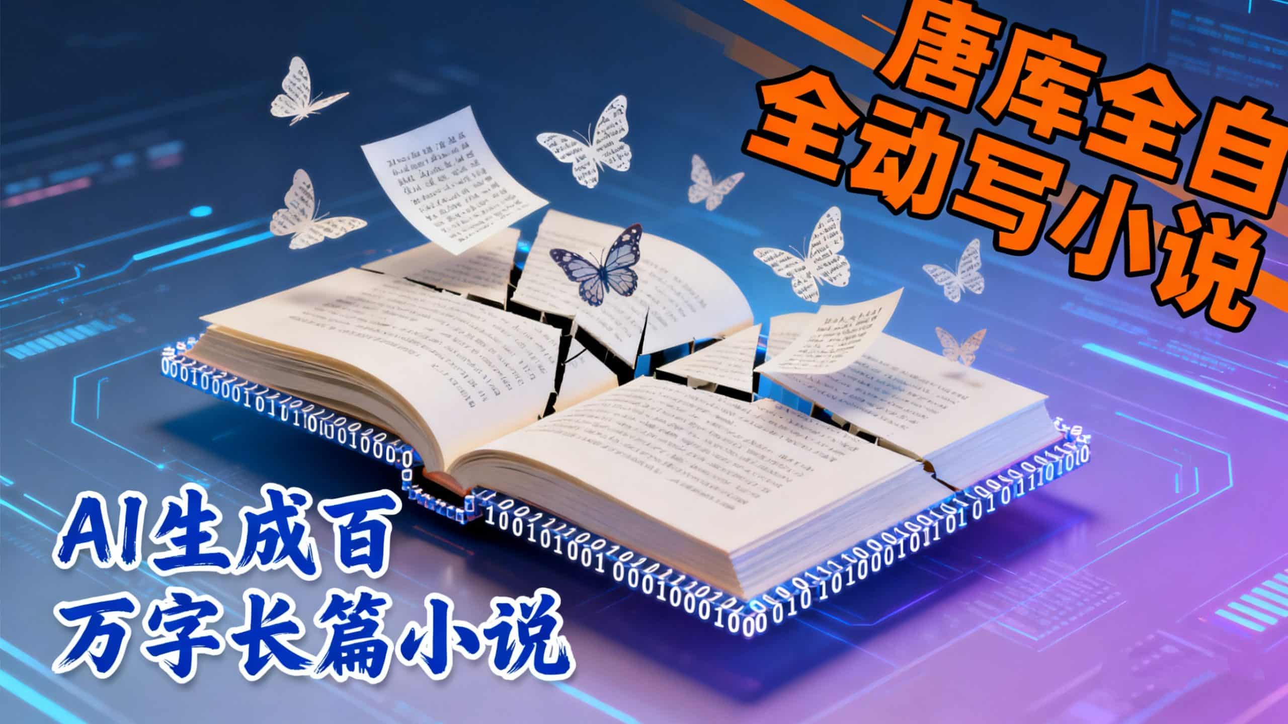 唐库全自动写小说系统：一键生成500万字长篇的AI写小说平台