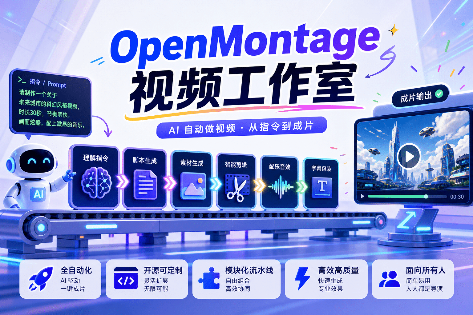 OpenMontage：把 Claude Code 变成全自动视频工作室的开源工具