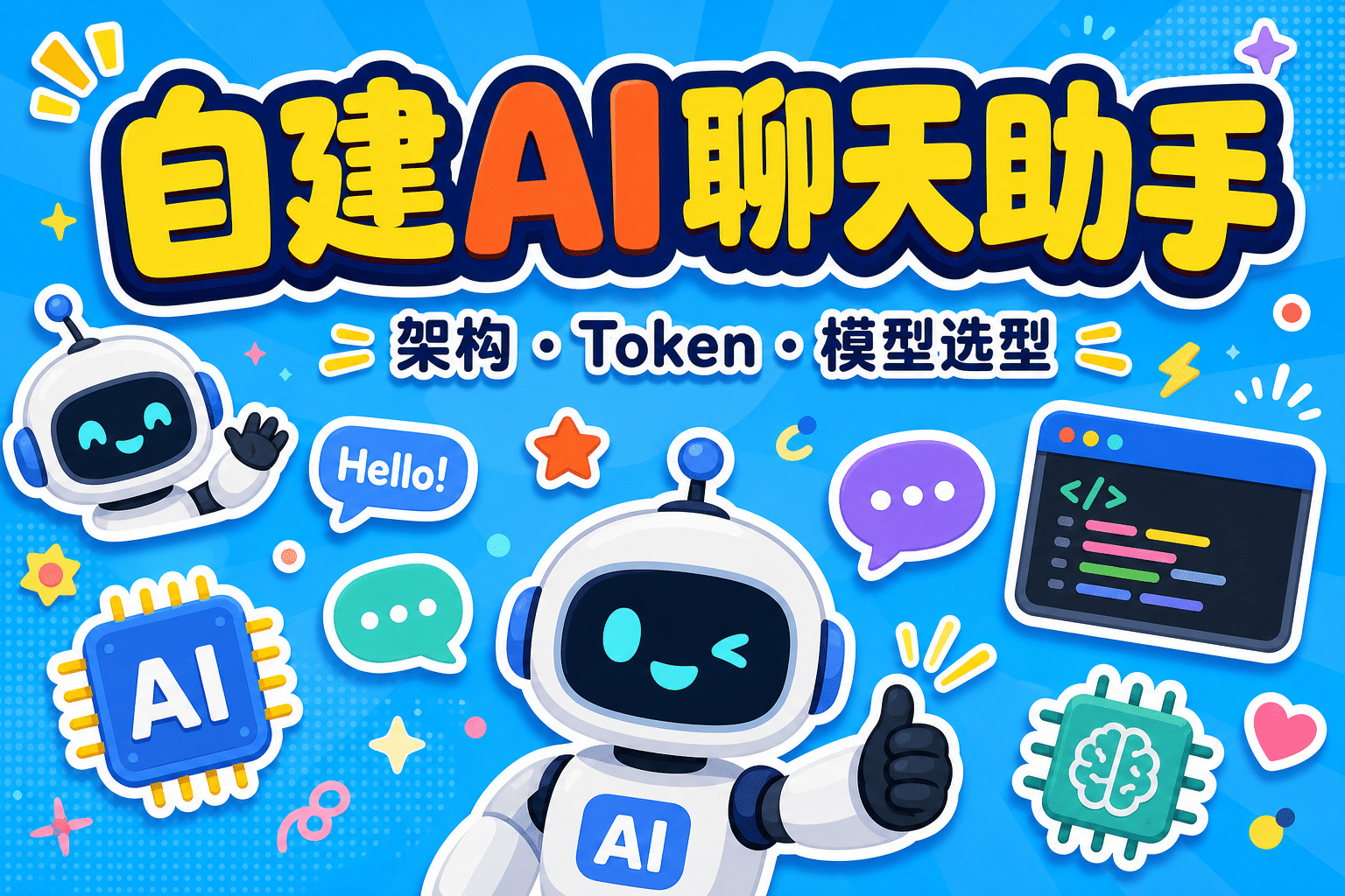 自建AI聊天助手实战：架构设计、Token原理与模型选型详解