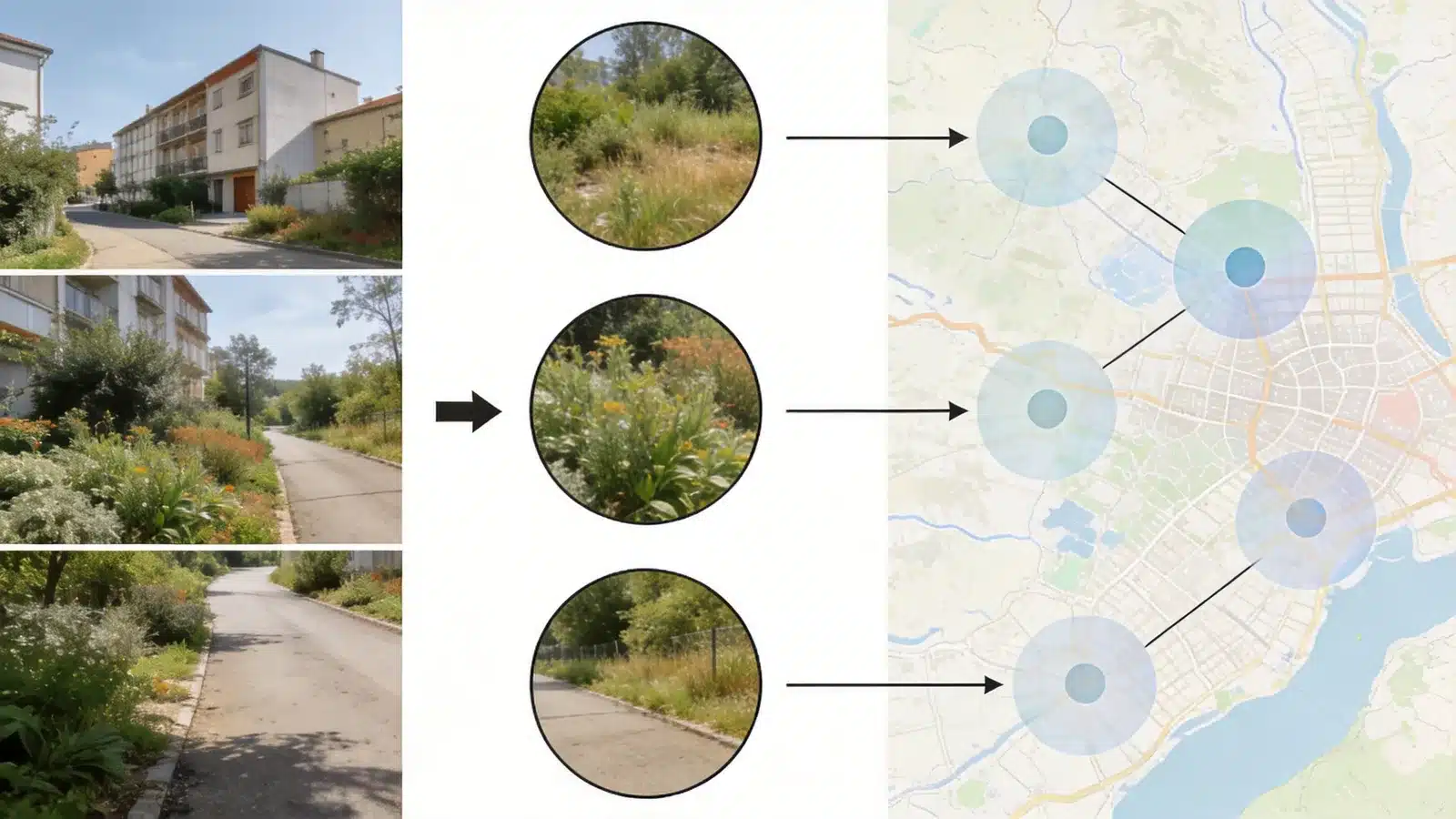 GeoSpy AI 图片地点分析：无 EXIF 定位能力、使用路径与隐私自查内容示意图