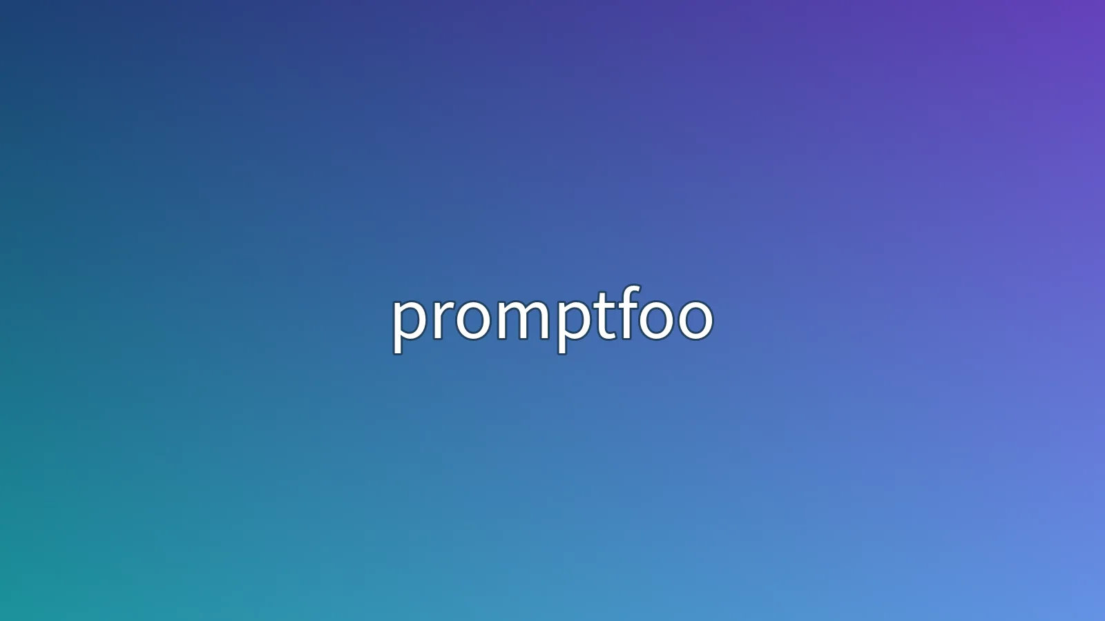 promptfoo