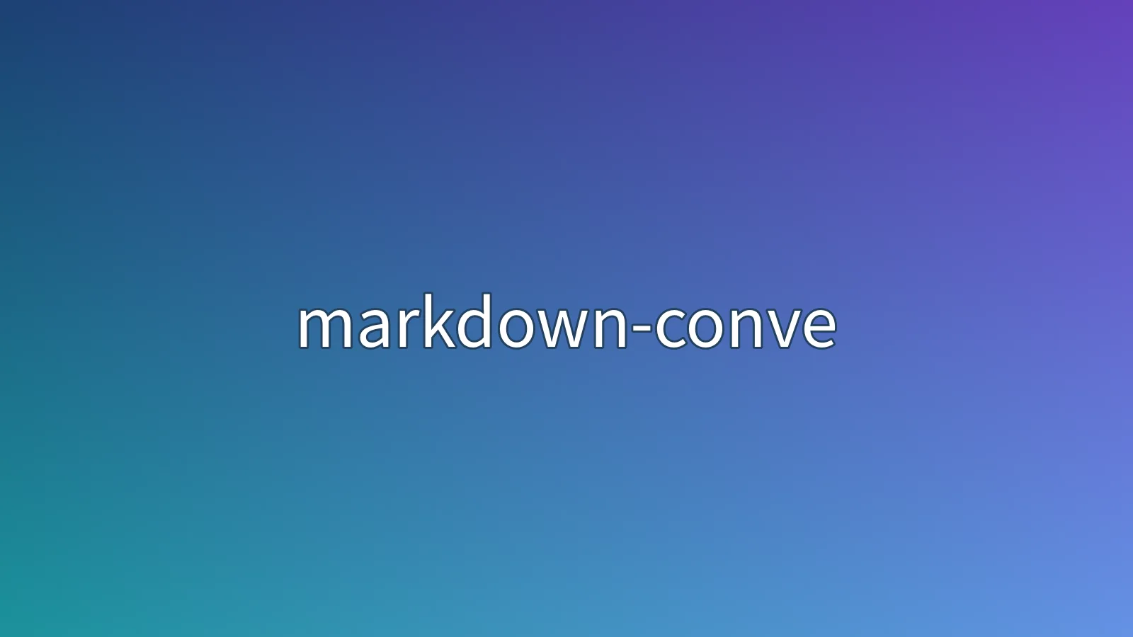 markdown-converter Skill：多格式文档转 Markdown 的功能、用法与限制