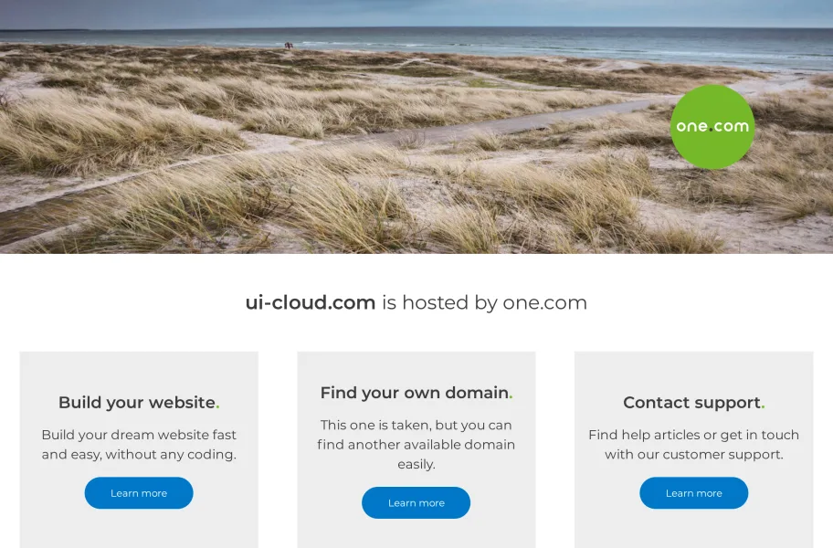 UICloud官网首页截图网站图标
